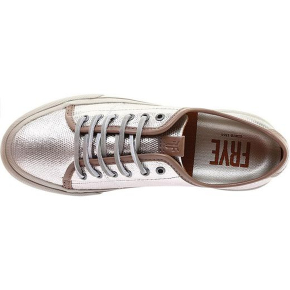 FRYE Metallic Lace Up Sneakers - Picture 3 of 8